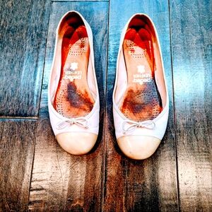 Classic Chanel Pink Leather Ballet Flats Size 39